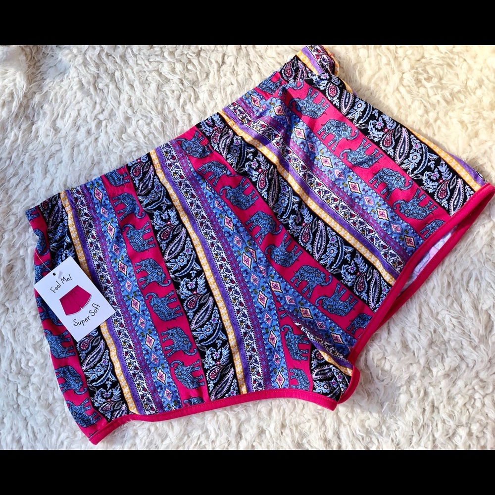 SOLD NWT Pink Bohemian Shorts